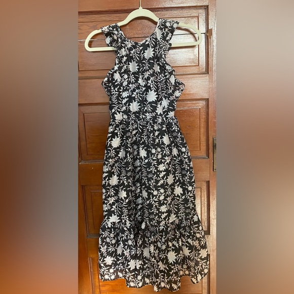 Ulla Johnson Wilda Dress in Midnight Ruffle Straps Trim Rococo black - Picture 3 of 5